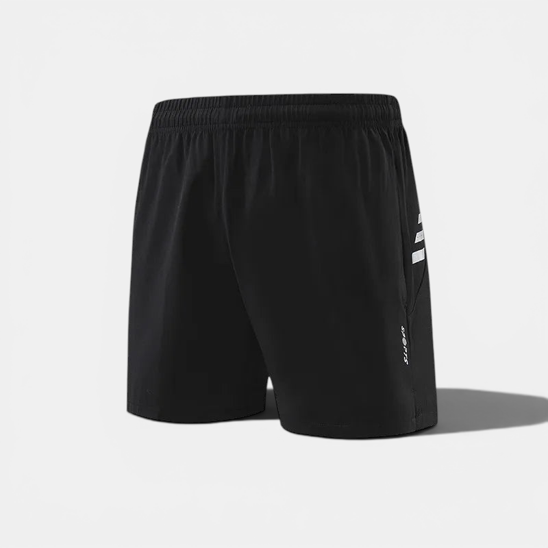 Reflective Split-Hem Run Shorts