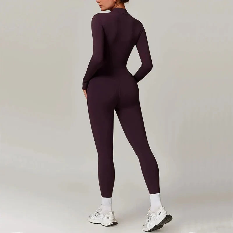 Zip Front Training Jumpsuit