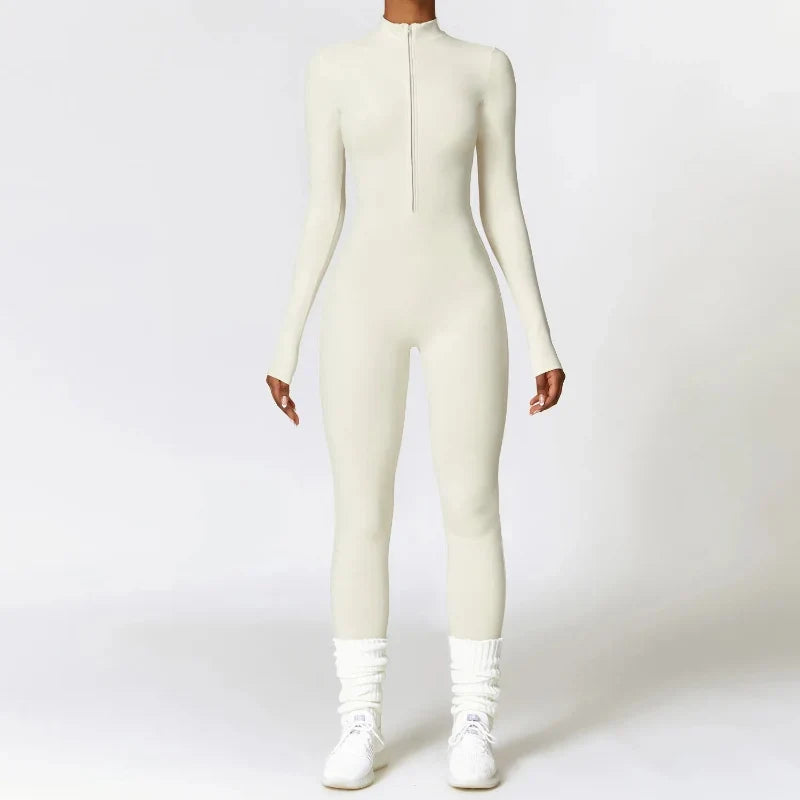 Zip Front Training Jumpsuit