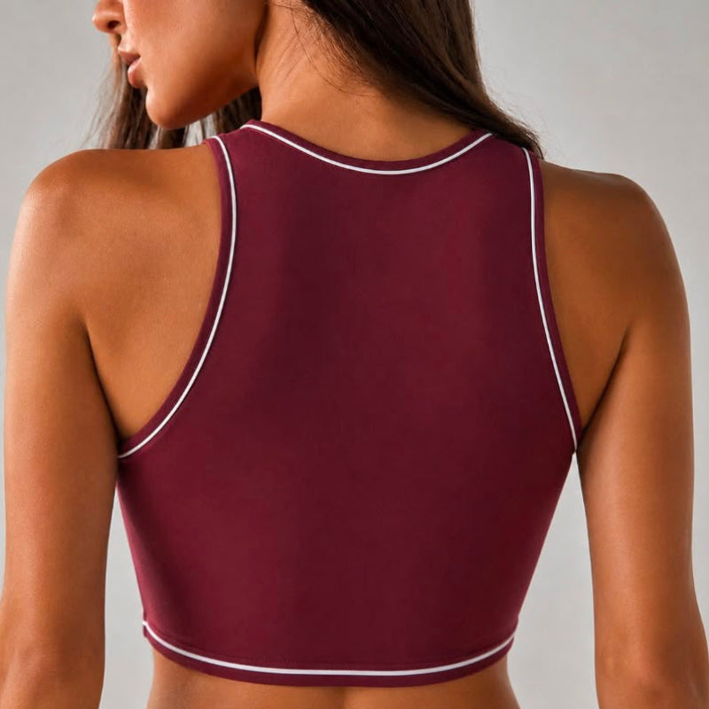 High Neck Training Sports Bra